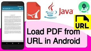 How to Load PDF from URL in Android | Android Studio Tutorial | Barteksc pdf viewer