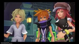KINGDOM HEARTS Dream Drop Distance Traverse Town Boss Rush w/ Sora