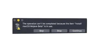 The Operation Can’t Be Completed On macOS