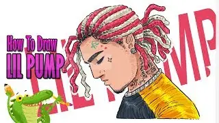 how to draw Lil pump step by step