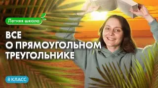 ВСЁ О ПРЯМОУГОЛЬНОМ ТРЕУГОЛЬНИКЕ | Летняя школа 100Б | Саша Тёплая