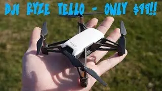 DJIS SMALLEST $99 DRONE YOU NEVER HEARD OF!! || DJI Ryze Tello Review