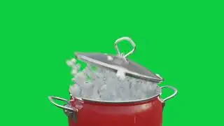 [4K] Popcorn Transition - Green Screen