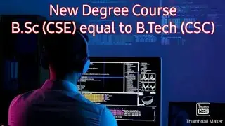 New Degree Course/Equal to B.Tech/New Courses/Don't Miss