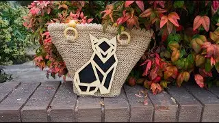 Сумка из бечевки для марафона Meet to knit
