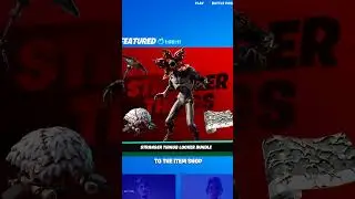 Fortnite Stranger Things Item Shop!