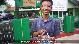 KORAMIL 08/WONOTUNGGAL KODIM 0736/BTG KOREM 071/WK DAN IBU PERSIT BERBAGI TAKJIL DENGAN MASYARAKAT