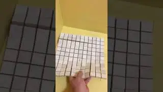 ✅ Мозаика на душевом поддоне. Керамогранит 600*600 на полу.