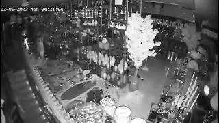Момент землетрясения в городе Газиантеп Турция, 6 февраля 2023