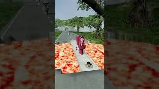 Skibidi Toilets Infected Cameraman Hand Lava Crush – BeamNG.drive