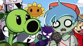 Friday Night Funkin’  (FNF) --  BLOOM N BRAINZ But Everyone Sings It (FNF VS Plants vs Zombies)