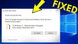 Fix Can't delete file This is No Longer located in c Verify the item's location in Windows 10/11