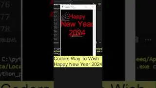 Coders Way To Wish Happy New Year 