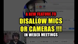 Permanently Disable Video and Audio in Webex Meetings