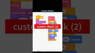 [Part 2] how to creat custom block #scratch #scratching #scratchcoding #educational #scratchtutorial