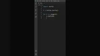 draw a square using turtle in Python
