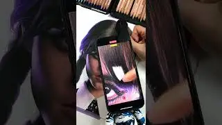 New Drawing! TikTok Transition Behind the scenes 💜 