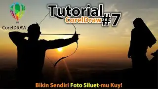 Tutorial CorelDraw #7 Membuat Foto Siluet dan Foto Transparan dengan Bezier and PowerClip