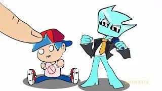 Anime Chibi Fnf vs Finger || Friday Night Funkin' Animation || BF x Solazar