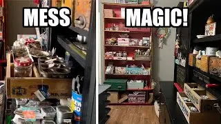 Cleaning My Craft Room - Visual Organizing