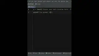 How to make calculator with 2 lines of code in python