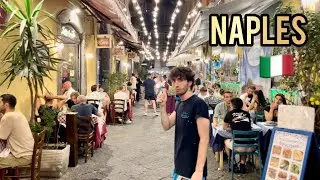 Naples Evening Walk Italy 🇮🇹 (4K HD) August 13, 2024 Walking Tour, City Walk, Napoli Italia