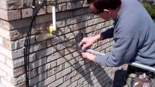 Stealthy Tilt-over Mast Hidden By Chimney
