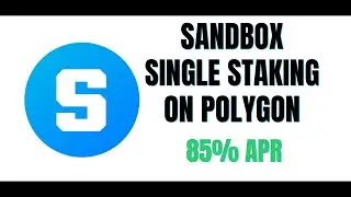 Sandbox Single Staking Pool On Polygon (85% APR)