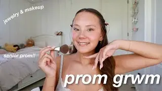 GRWM FOR PROM!! (makeup & jewelry ✨)
