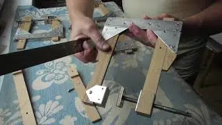 Буковые струбцины для приклейки подставки(видео №315).