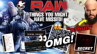 WYATT SICKS NEW MEMBER! BRAUN STROWMAN JOINING WYATT SICKS? NEW QR CODE! WWE RAW