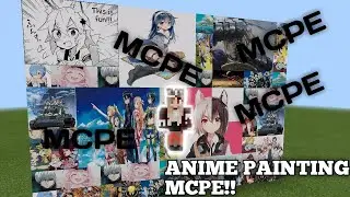 Mcpe anime painting how to download and install