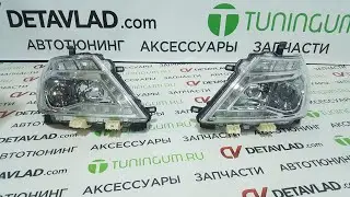 Фары на Nissan Patrol 62, бегущий поворотник с 2010г