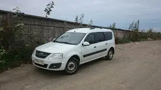 Установка цельного жабо на Ларгус