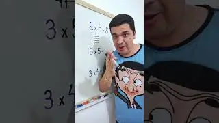 Multiplicação INCRÍVEL do Mr Bean da Matemática #shorts