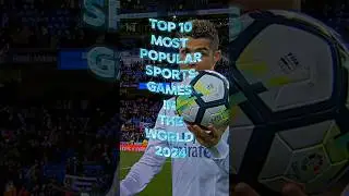 TOP 10 MOST POPULAR SPORTS IN THE WORLD 2024🔥🥶 