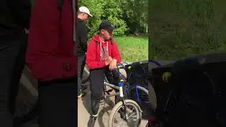 Сходка с музыкальной телегой ,велосипедисты в ударе!