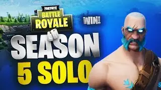 Season 5 | Solo Win | Fortnite | No Commentary