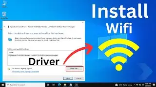 How to Install Wifi Driver on Laptop | Update Wifi Driver in Laptop | 2023