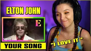 Elton John - Your Song | FIRST TIME REACTION | (Top Of The Pops 1971)