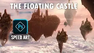 The Floating Castle | Photoshop  •  Speed Art