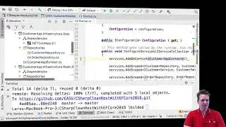 C# Clean Arch Entity Framework Core 2018 | S4P10 | Adding Context and Data project in Startup