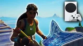Fortnite Free Build Тренировка. Xbox Series S Gameplay 120FPS