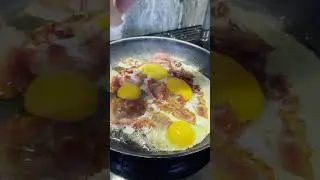 Eggs with bacon :D