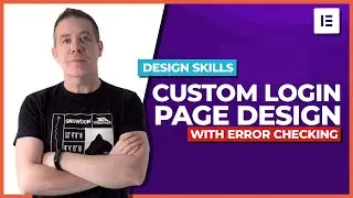 How to create a WordPress Login Page with error checking | Elementor Pro!