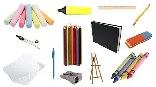 English Vocabulary - DRAWING TOOLS
