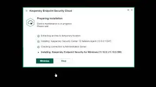 how to install kaspersky endpoint security for windows