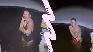 Elsa et Michou plongent dans de l’eau glacée 🥶🥶
