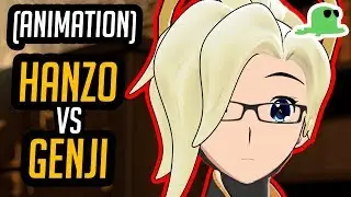 [Animated] HANZO VS GENJI BATTLE (Unleash the Dragon) by JT Music & Dillon Goo