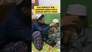 momen haru ketika guru santri pijat kepala santri yang tidak enak badan ‼️
